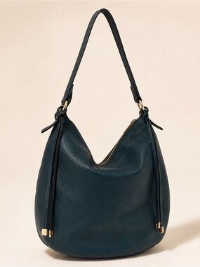 Authentic Uno Alla Volta Italian Pebbled Leather artisan handbag teal green gold